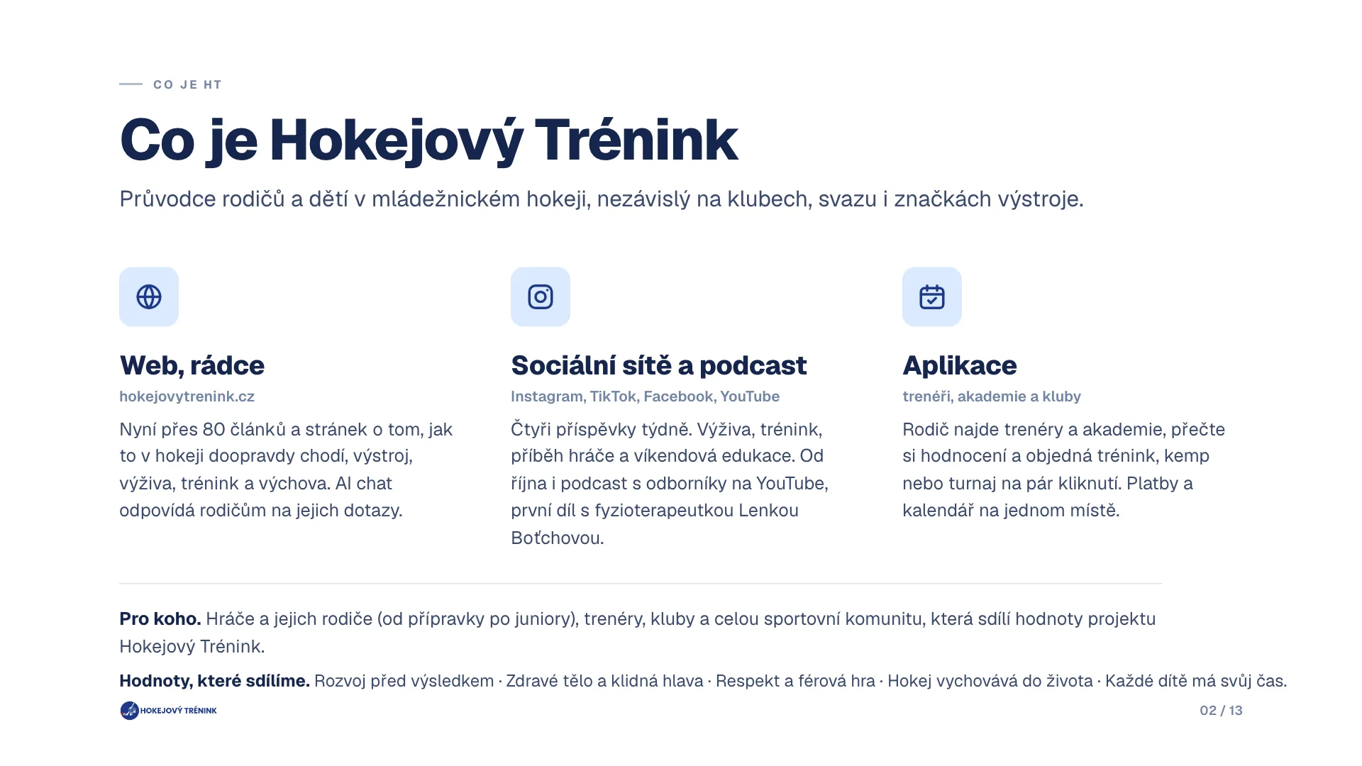 Strana 2 z 13, Co je Hokejový Trénink